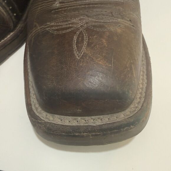Double H Roper Mens  Cowboy Boots Brown Leather DH3556 10 Size 12D main image 5